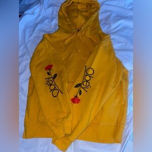 Gold Obey Rose Hoodie